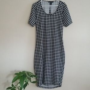 Semi Backless Midi Dress